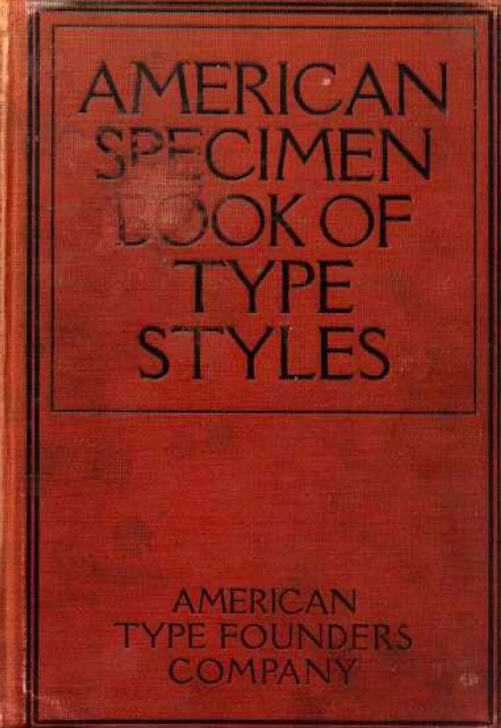 American Specimen Book of Type Styles 