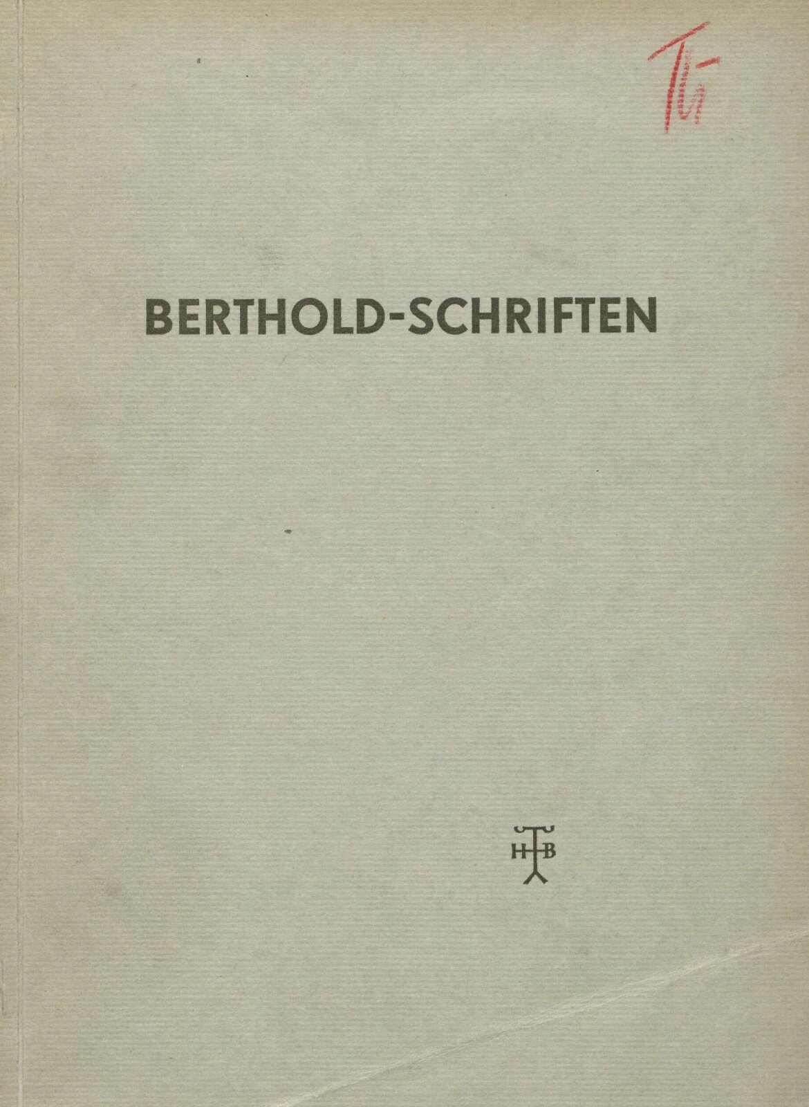 Berthold-Schriften, Schriftprobe Nr. 361 