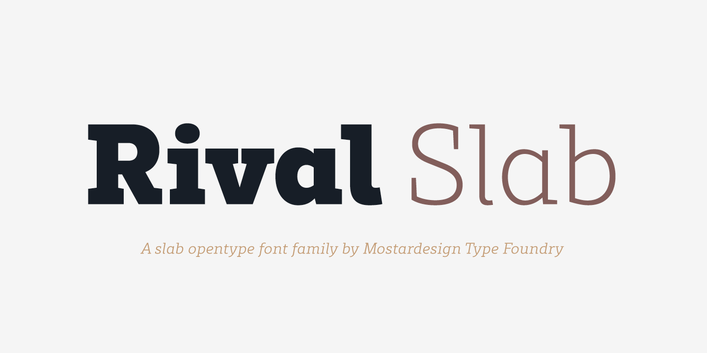 Rival Slab // LLC2626