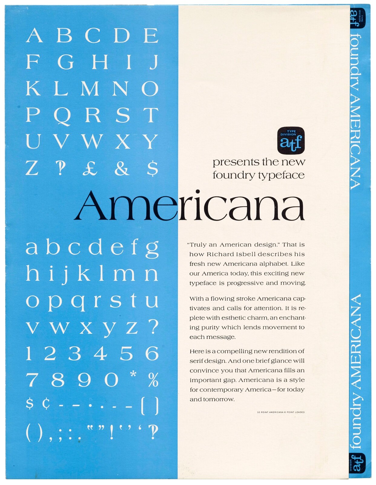 ATF presents the new foundry typeface Americana 