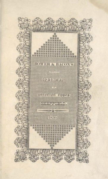 Bower and Bacon’s improved specimen of printing types