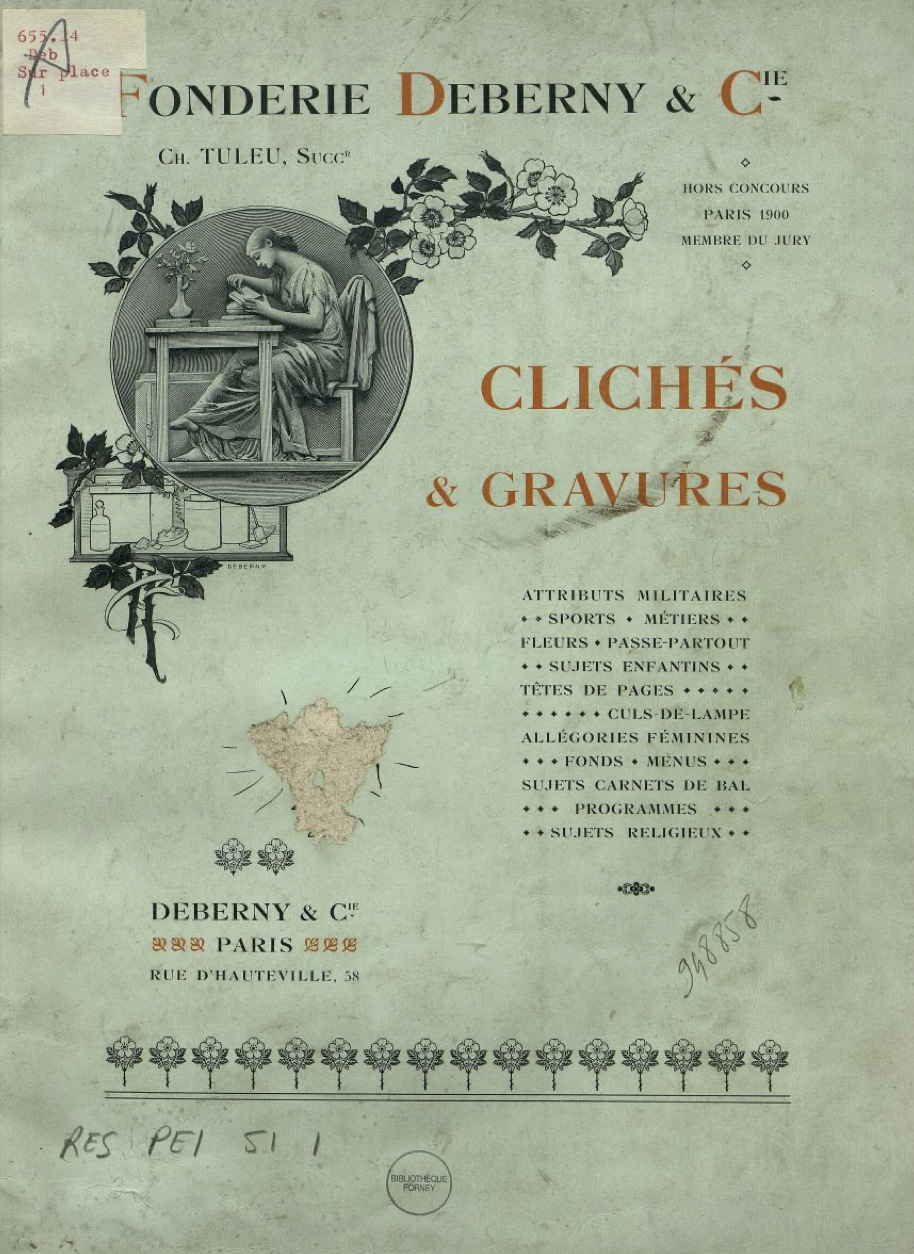 Clichés & gravures Tome I // LLC155