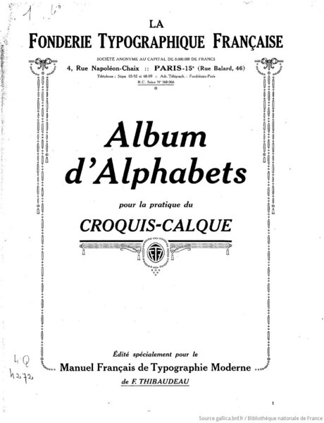 Album d’Alphabets