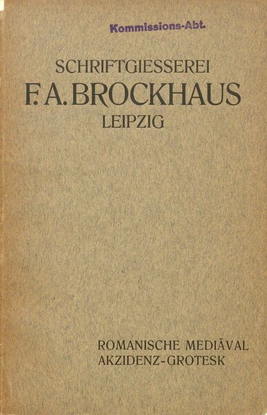 Romanische Mediäval, Akzidenz-Grotesk