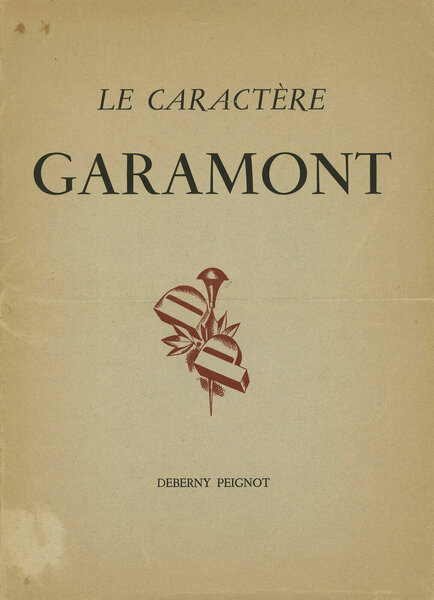 Le caractère Garamont
