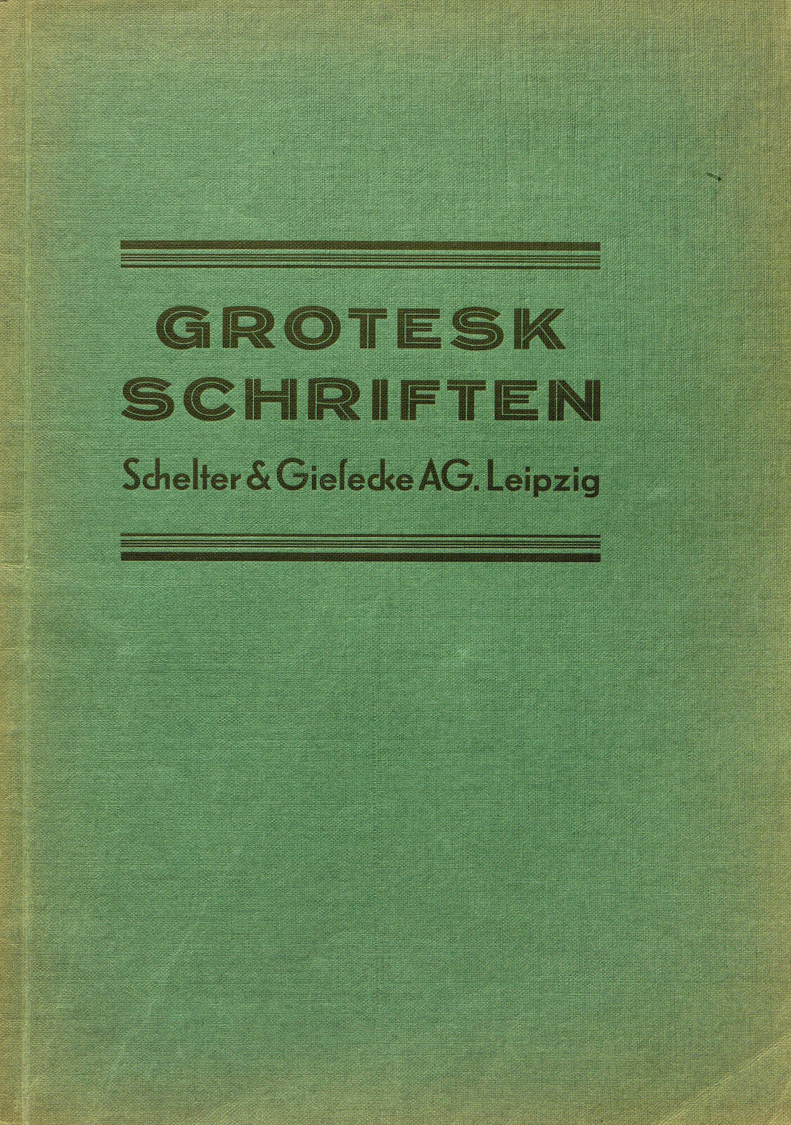 Grotesk Schriften 