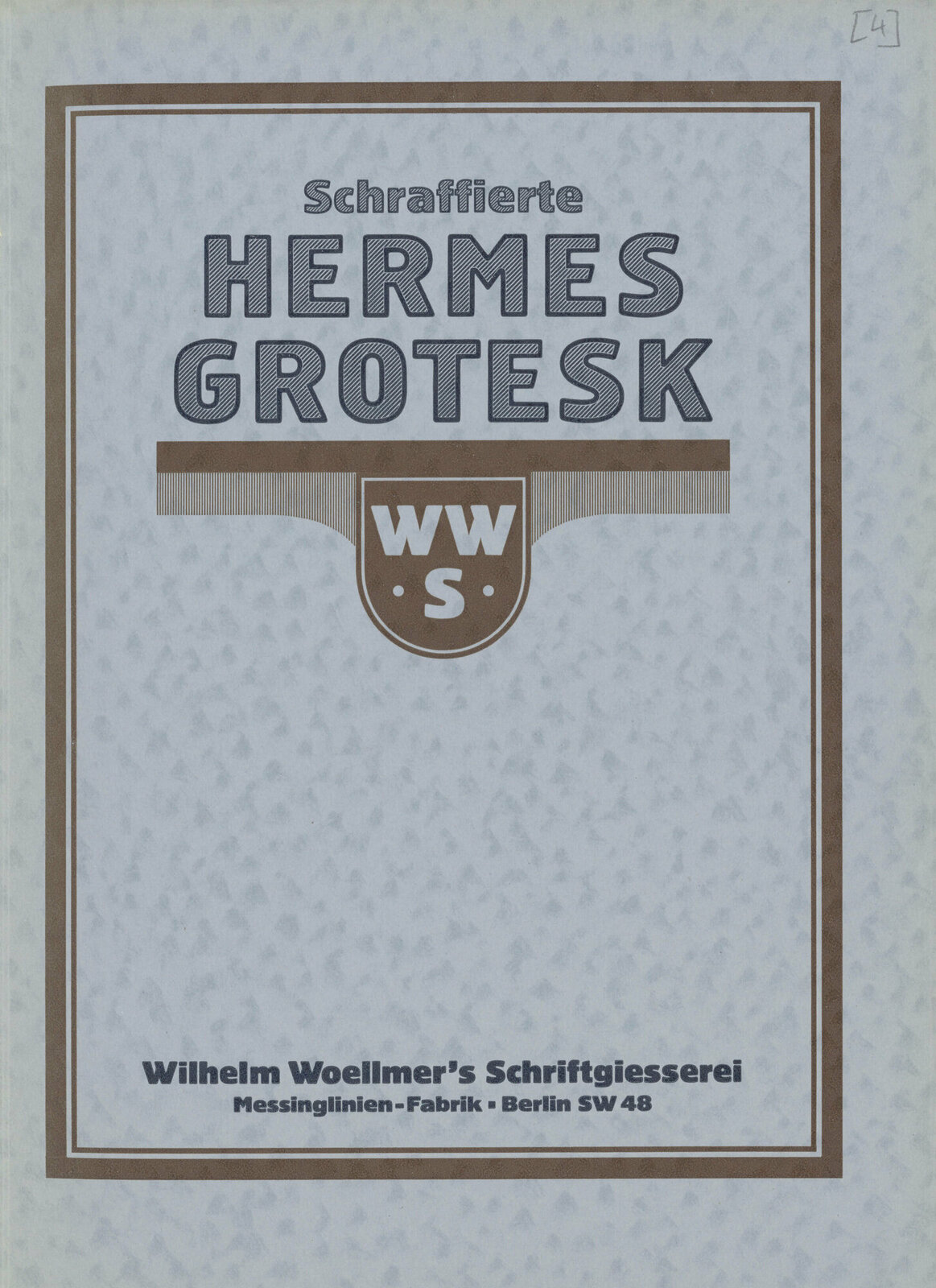 Schraffierte Hermes-Grotesk // LLC525