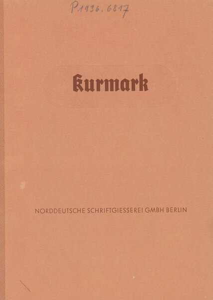 Kurmark : ein Neuschnitt unseres Hauses in zwei Garnituren
