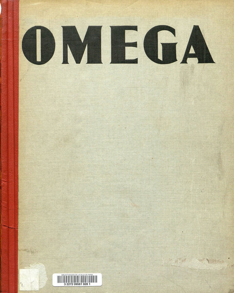 Omega: eine neue schmalfette Werbeschrift