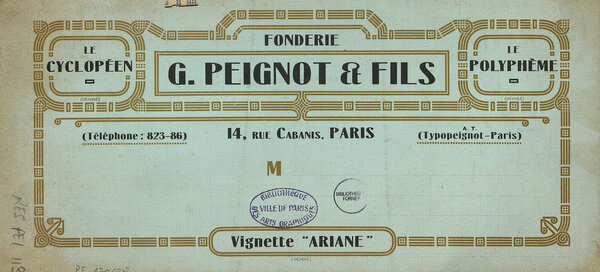 Le Cyclopéen, le Polyphème, la vignette Ariane