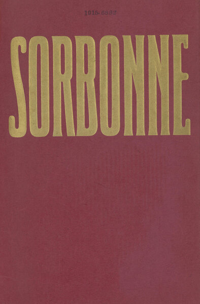 Sorbonne, halbfette Sorbonne, Sorbonne-Cursiv