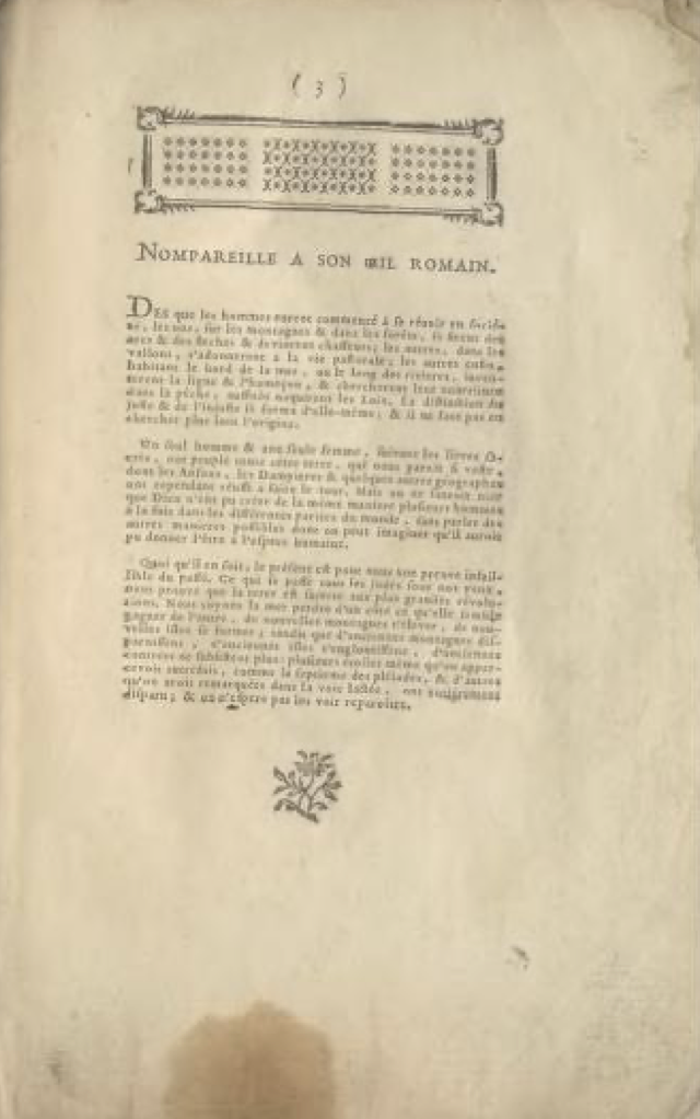 Les caractères et les vignettes de la fonderie du Sieur Delacolonge 