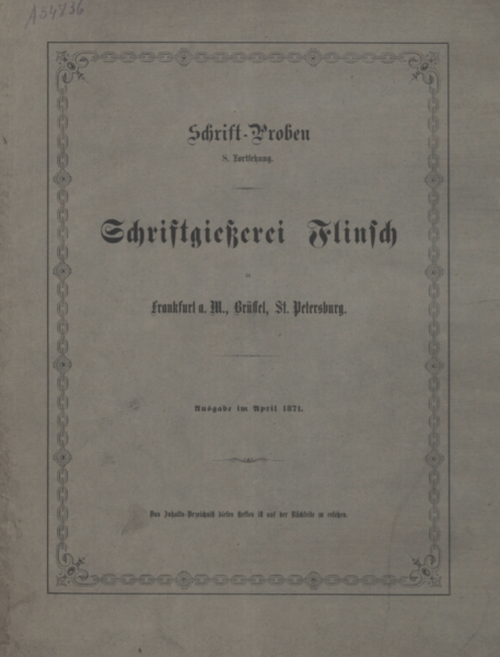 Schrift-Proben: 8. Fortsetzung