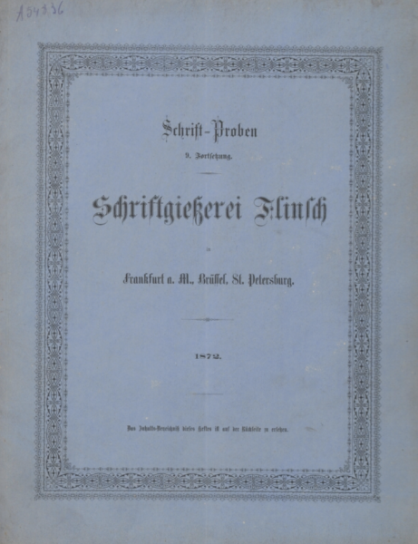 Schrift-Proben: 9. Fortsetzung