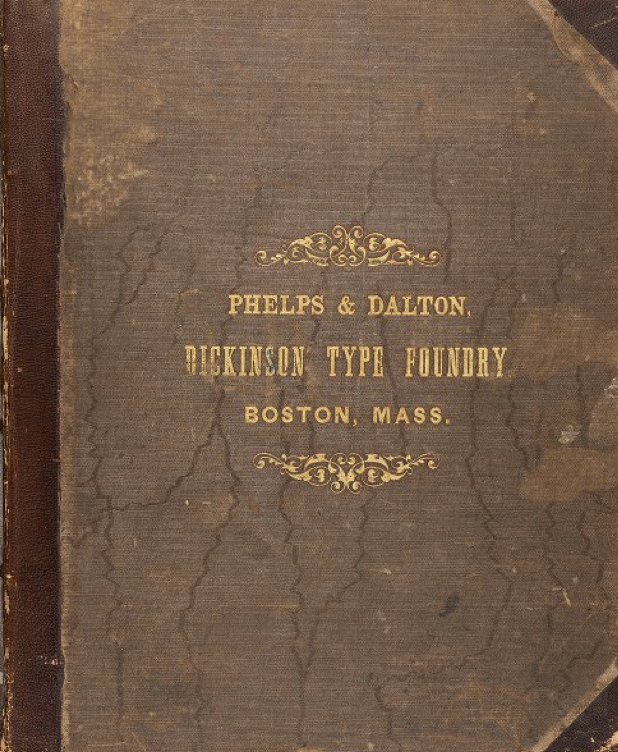 The general specimen book of the Dickinson Type Foundry // LLC1954