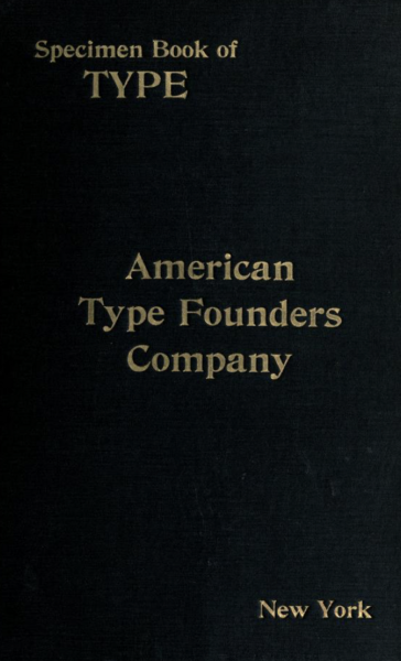 Specimens of Printing Types, New York