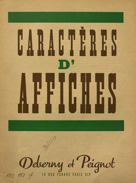 Caractères d’affiches