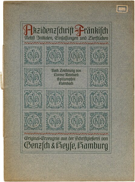 Akzidenzschrift Fränkisch