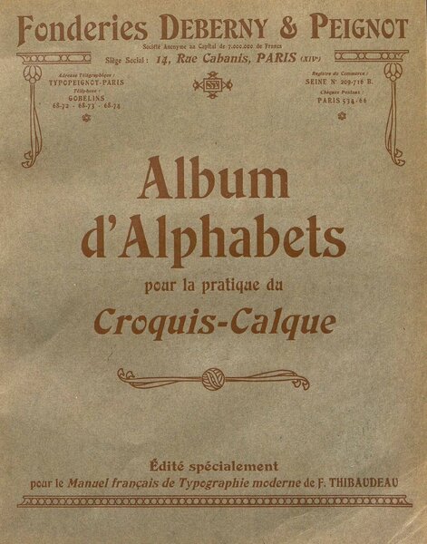 Album d’alphabets pour la pratique du croquis-calque