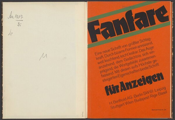 Fanfare für Anzeigen