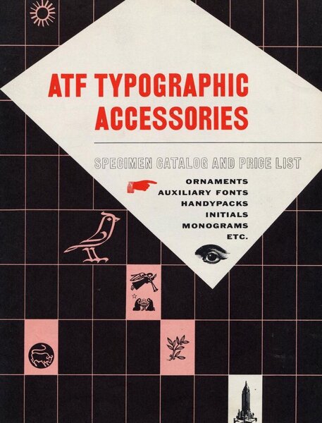 ATF Typographic Accessories: Specimen Catalog and Price List [1961]