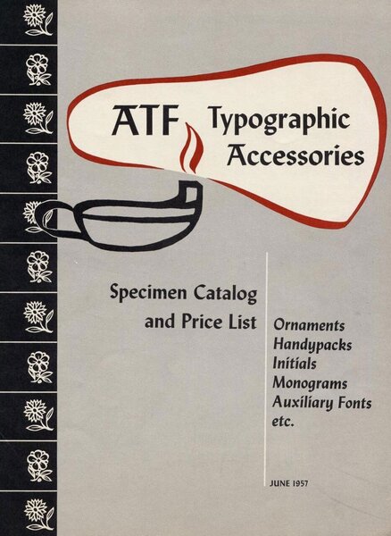 ATF Typographic Accessories: Specimen Catalog and Price List [1957]