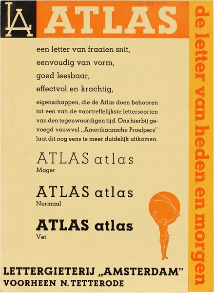 Atlas: de Letter van Heden en Morgen
