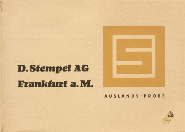 D. Stempel AG: Auslands-Probe