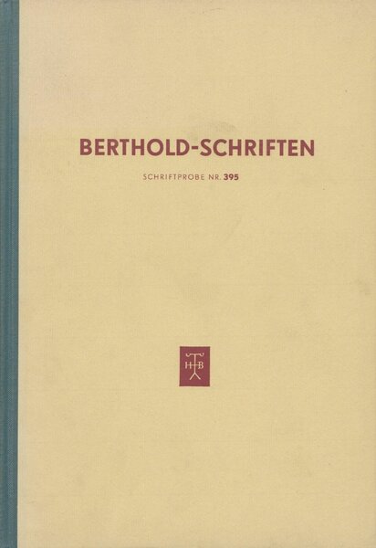 Berthold-Schriften, Schriftprobe Nr. 395