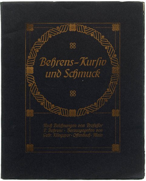 Behrens-Kursiv und Schmuck