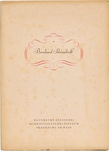 Bernhard Schönschrift