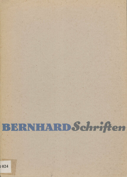 BernhardSchriften