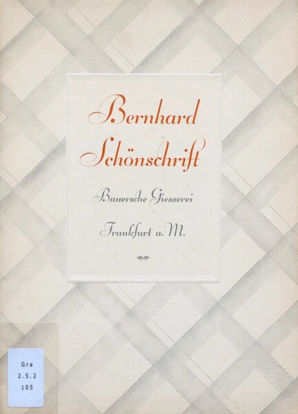 Bernhard Schönschrift: zart und halbfett