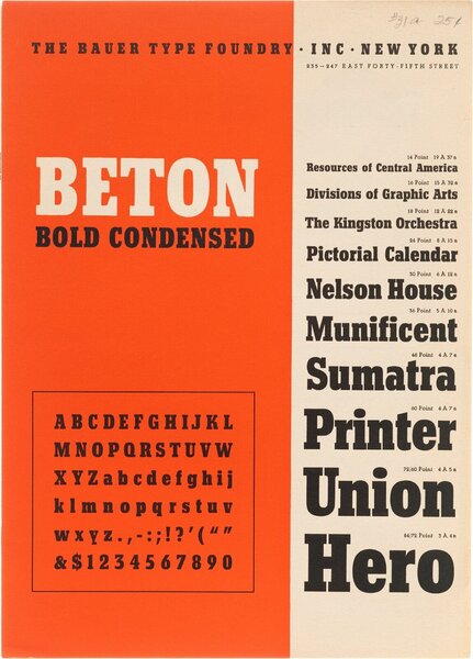 Beton Bold Condensed