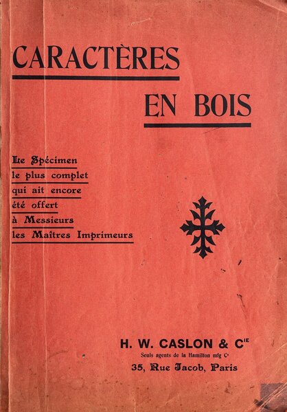 Caractères en bois