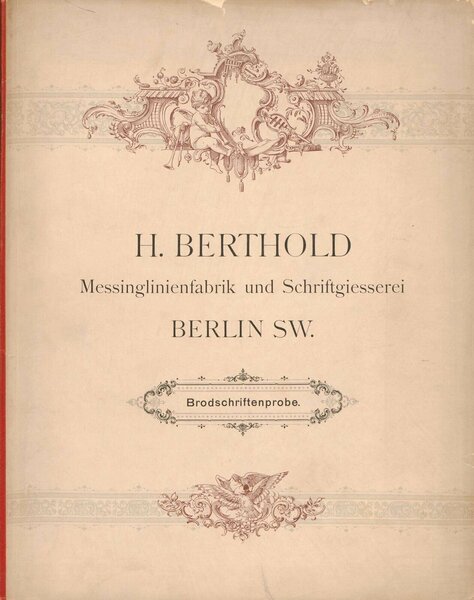 Berthold Brodschriftenprobe
