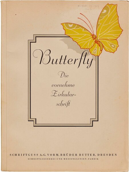Butterfly: Die vornehme Zirkular-Schrift