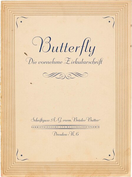 Butterfly: Die vornehme Zirkularschrift