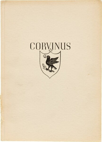 Corvinus desiged by Imre Reiner