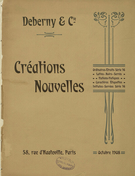 Créations nouvelles