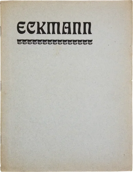 Eckmann: Dekorative Schrift
