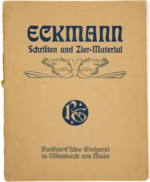 Eckmann: Schriften und Zier-Material