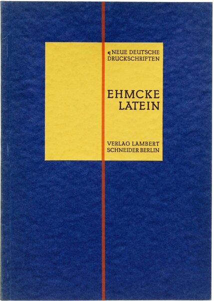 Neue deutsche Druckschriften: Ehmcke-Latein