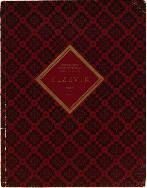 Elzevir-Antiqua mit Kursiv und Elzevir-Versalien