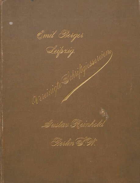 Emil Berger, Gustav Reinhold, Vereinigte Schriftgiessereien