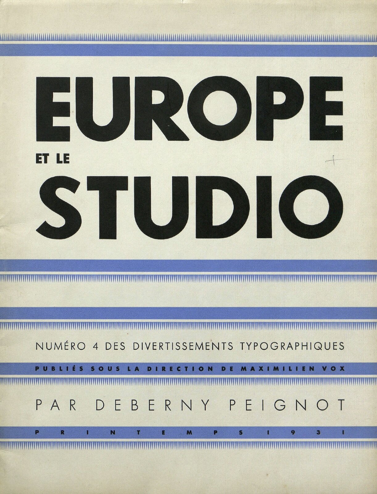 Divertissements typographiques [4] Europe et le Studio // LLC232