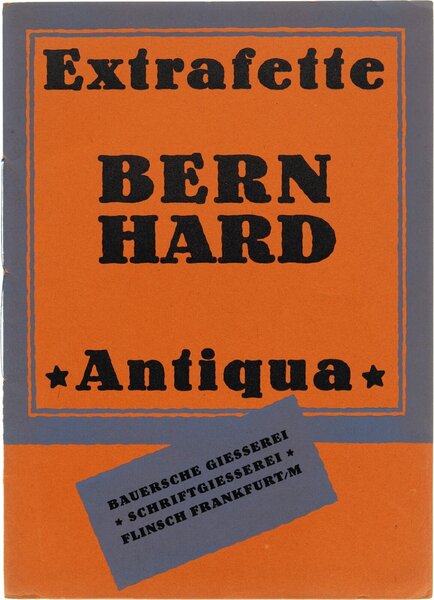 Extrafette Bernhard-Antiqua