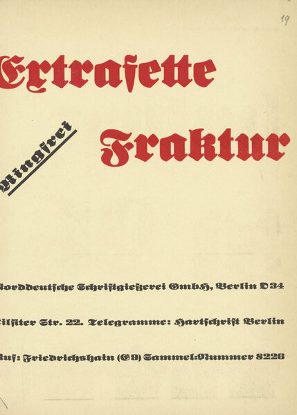Extrafette Fraktur