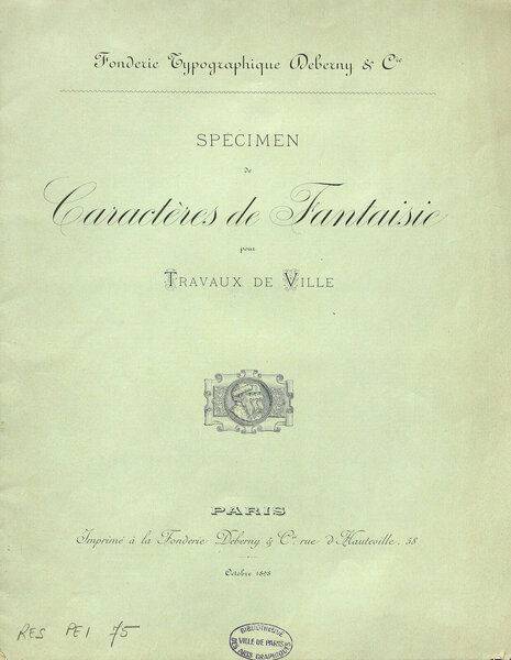 Caractères de fantaisie pour travaux de ville [1898]