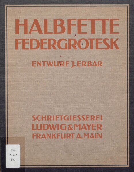 Halbfette Feder-Grotesk